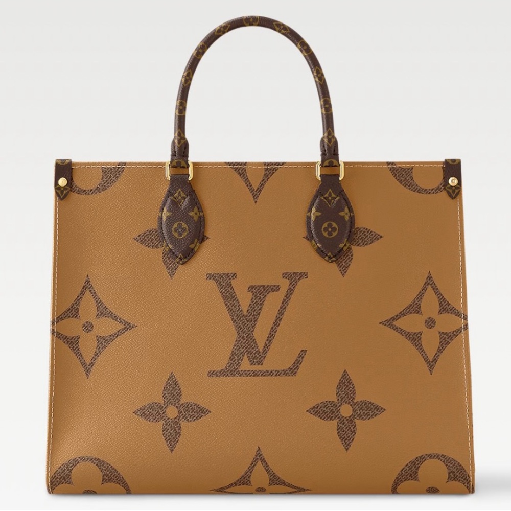Louis Vuitton Brown Monogram Tote with Modern Silhouette